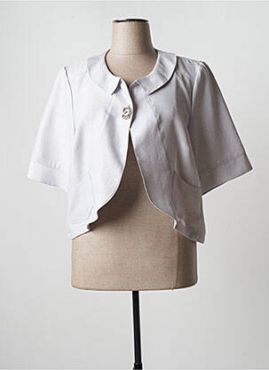 Veste chic fermeture boutonnée sur le devant gris GEVANA femme