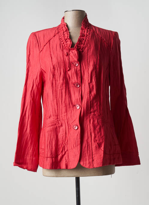 Veste casual epaulette rouge MY WAY FER femme