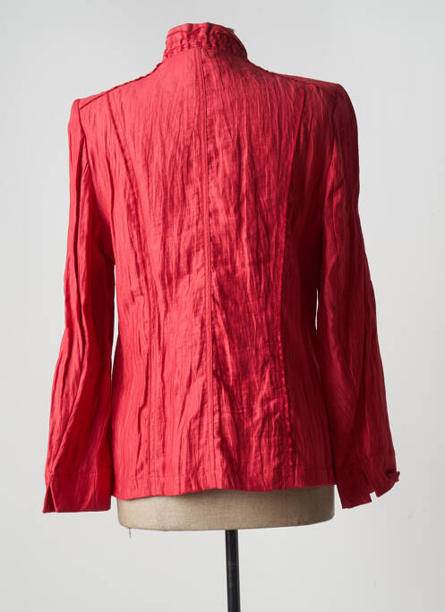 Veste casual epaulette rouge MY WAY FER femme