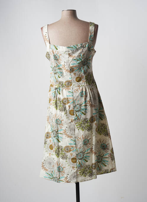 Robe mi-longue beige CLAUDIA GIL pour femme