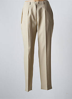 Pantalon droit taille haute taille haute vert RÉSONANCES femme