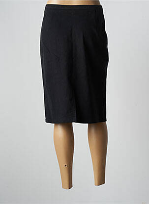 Jupe mi-longue taille à pinces noir CLAUDIA GIL femme