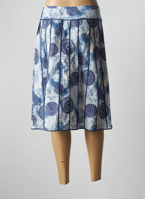 Jupe mi-longue bleu CLAUDIA GIL pour femme