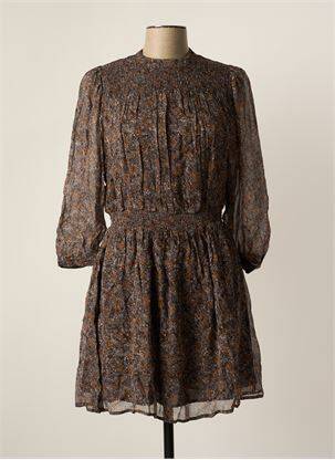 Robe courte marron SESSUN femme