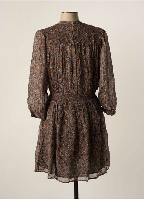 Robe courte marron SESSUN femme