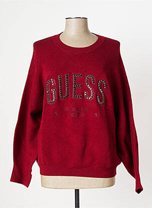 Pull rouge GUESS pour femme