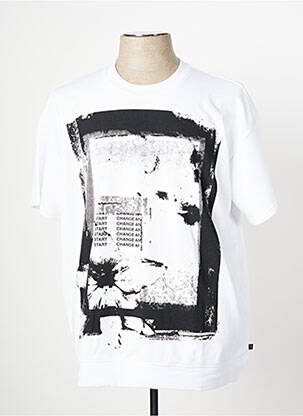 Sweat-shirt blanc S.OLIVER pour homme
