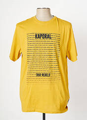 T-shirt jaune KAPORAL pour homme seconde vue