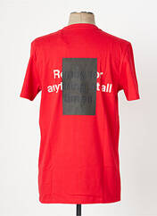 T-shirt rouge S.OLIVER pour homme seconde vue