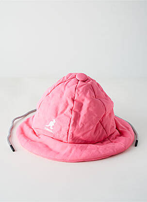 Bonnet empiècements rose KANGOL unisexe