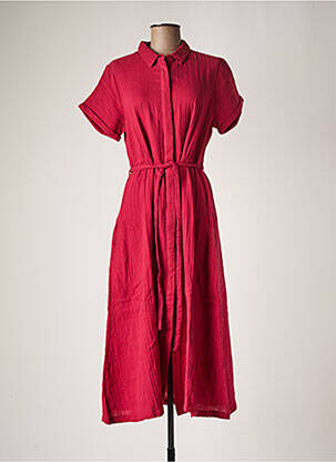 Robe longue rouge HOD pour femme