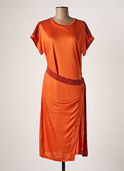 Robe mi-longue orange SCOTCH & SODA pour femme seconde vue