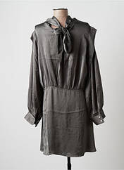 Robe courte gris AMERICAN VINTAGE pour femme seconde vue