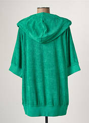 Sweat-shirt à capuche vert HOD pour femme seconde vue