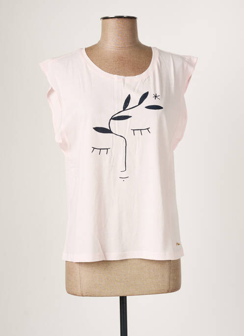 T-shirt rose DES PETITS HAUTS pour femme