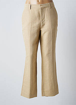 Pantalon droit beige HOD pour femme