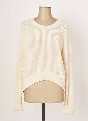 Pull beige JUST WHITE pour femme seconde vue