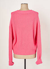 Pull rose JUST WHITE pour femme seconde vue