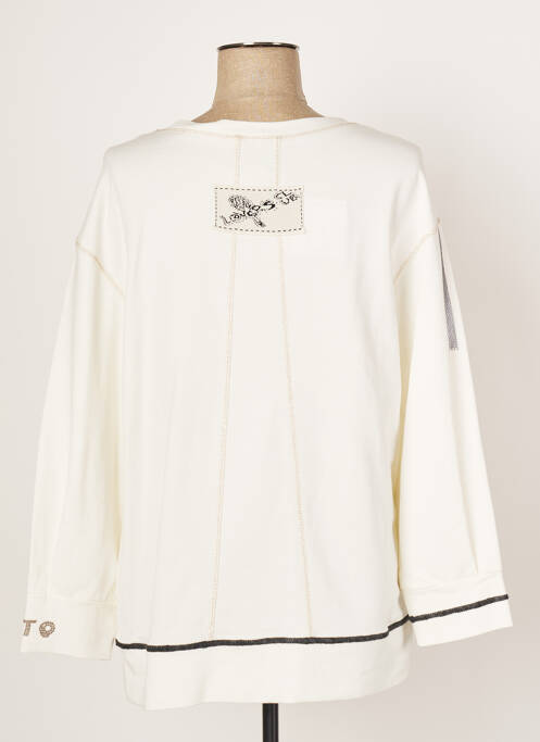 Sweat-shirt beige ELISA CAVALETTI pour femme