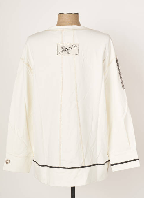 Sweat-shirt beige ELISA CAVALETTI femme