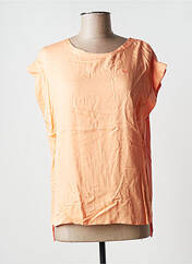 T-shirt orange YOU pour femme seconde vue
