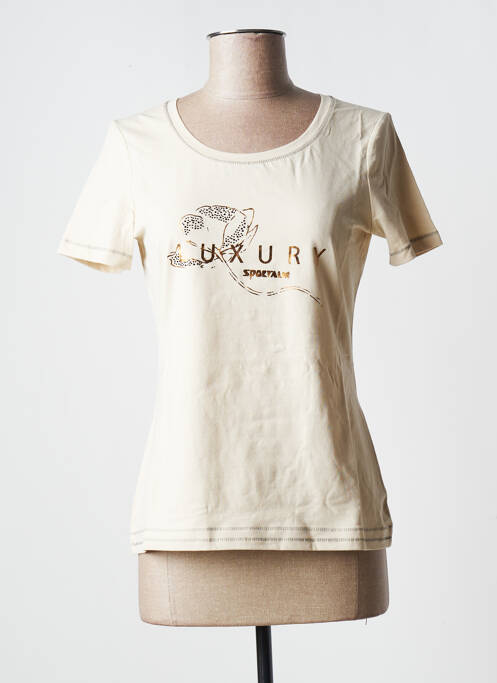 T-shirt beige SPORTALM pour femme