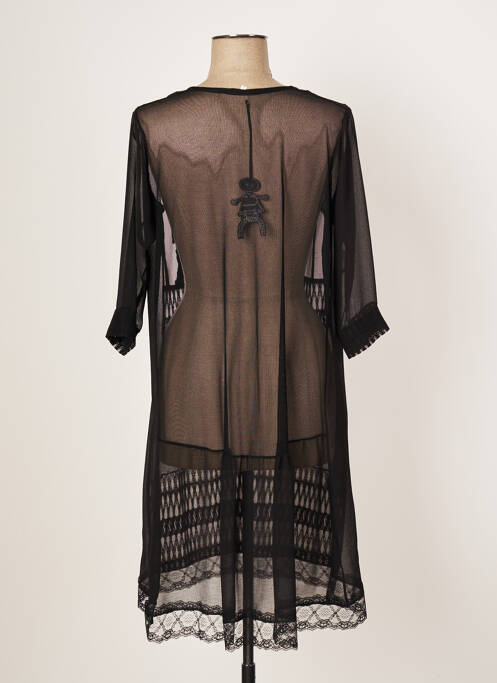 Robe mi-longue noir FRANCK ANNA pour femme