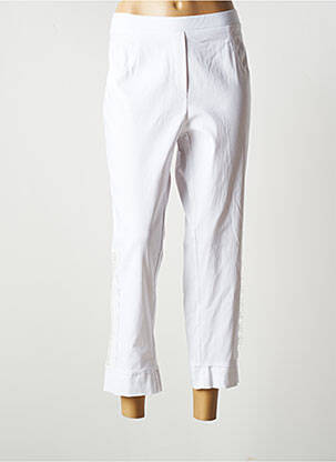 Pantalon 7/8 blanc JEAN MARC PHILIPPE pour femme
