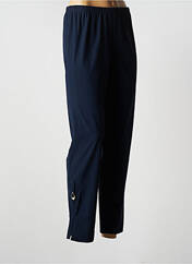 Pantalon 7/8 bleu FRANCK ANNA pour femme seconde vue