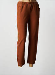 Pantalon 7/8 orange FRANCK ANNA pour femme seconde vue