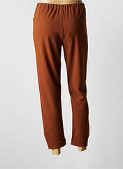 Pantalon 7/8 orange FRANCK ANNA pour femme seconde vue