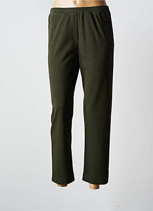 Pantalon 7/8 vert FRANCK ANNA pour femme