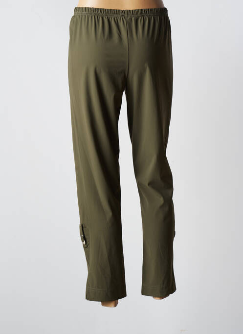 Pantalon 7/8 vert FRANCK ANNA pour femme