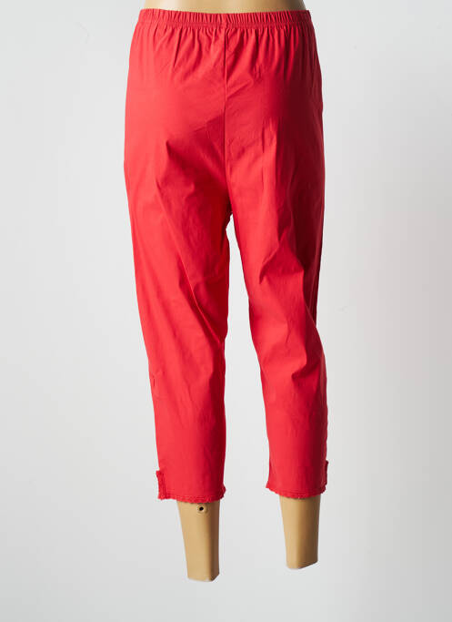 Pantacourt rouge FRANCK ANNA pour femme