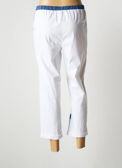 Pantalon 7/8 blanc FRANCK ANNA pour femme