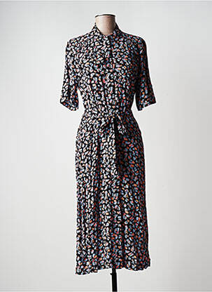 Robe mi-longue manches 3/4 manches 3/4 noir ESPRIT femme