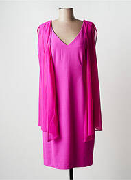 Robe mi-longue sans manche sans manche rose VERA MONT femme