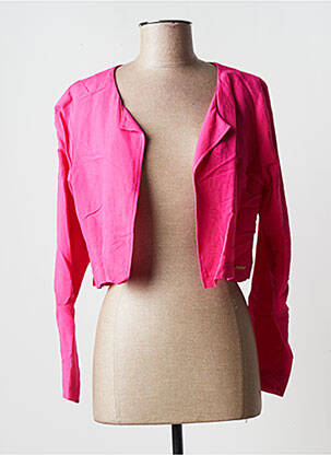 Boléro manches longues rose PAUL BRIAL femme