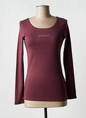 T-shirt violet ESPRIT pour femme seconde vue