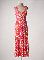 Robe longue rose K-DESIGN pour femme seconde vue