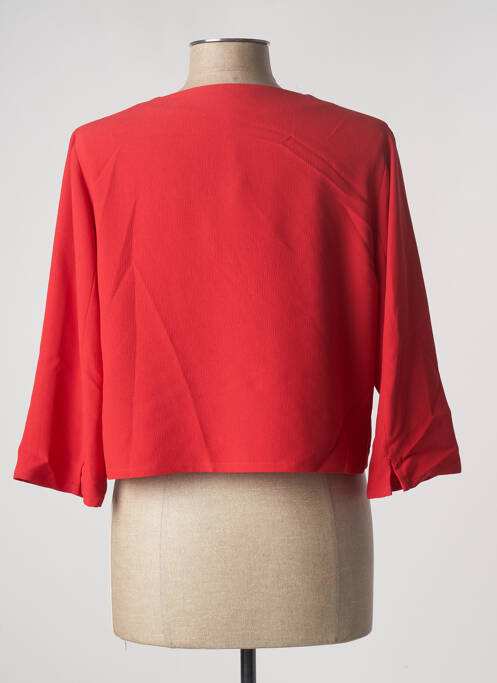 Boléro rouge PAUSE CAFE pour femme