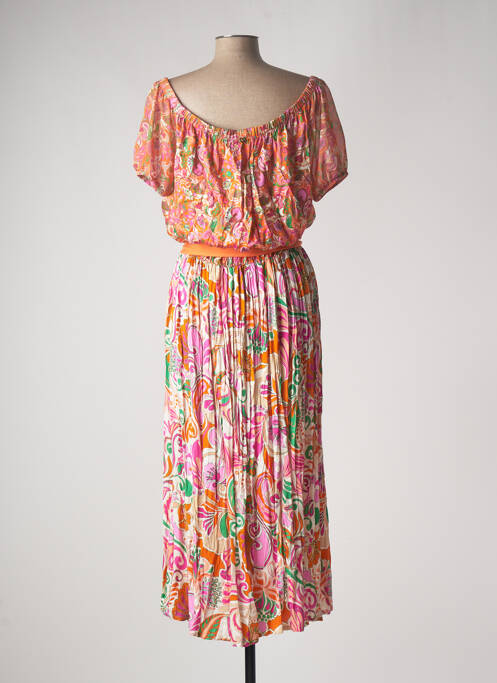 Robe longue orange PAUL BRIAL pour femme