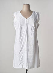 Robe courte blanc JULIE GUERLANDE pour femme seconde vue