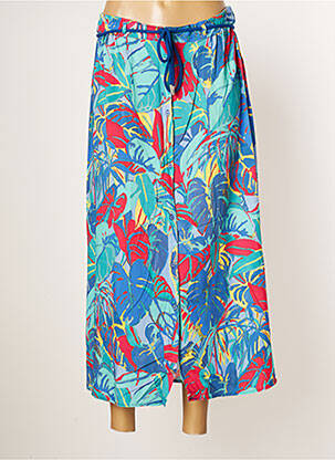 Jupe longue coupe évasée bleu DIANE LAURY femme