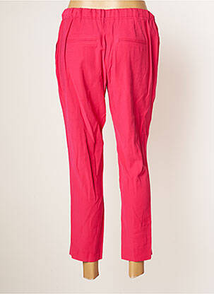 Pantalon 7/8 taille élastique taille normale rose JULIE GUERLANDE femme