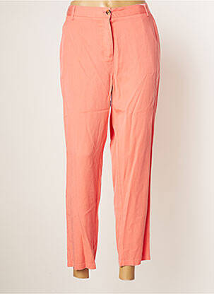 Pantalon 7/8 taille élastique taille normale orange C'EST BEAU LA VIE femme