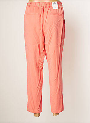 Pantalon 7/8 tissage popeline taille normale orange C'EST BEAU LA VIE femme