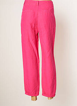 Pantalon 7/8 taille haute taille haute rose ESPRIT femme
