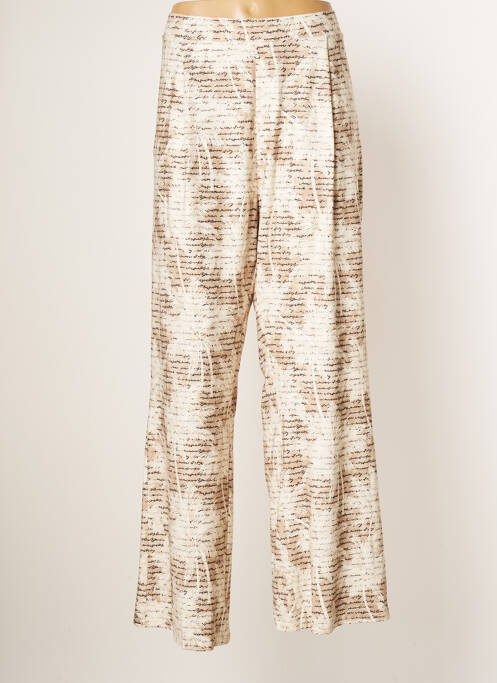 Pantalon large beige K-DESIGN pour femme
