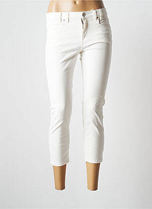 Pantacourt stretch taille normale blanc ESPRIT femme